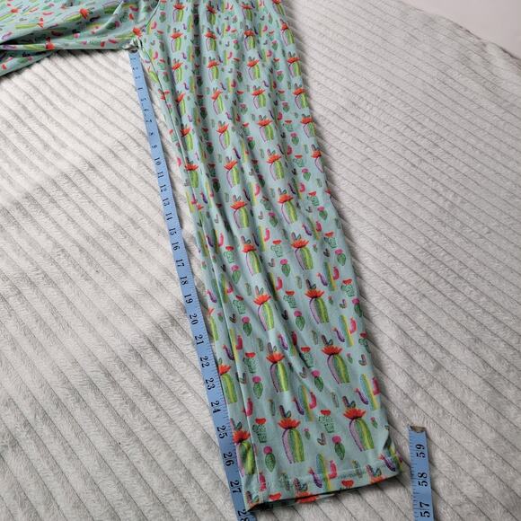 🌵 Earthbound Trading Co Cactus Print Pajama Set –Size Small Soft Cozy Sleepwear - Picture 9 of 10